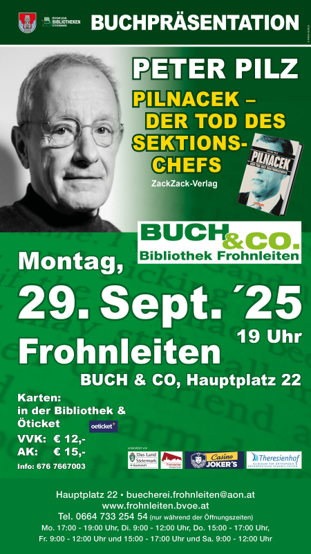 Lesung Peter Pilz