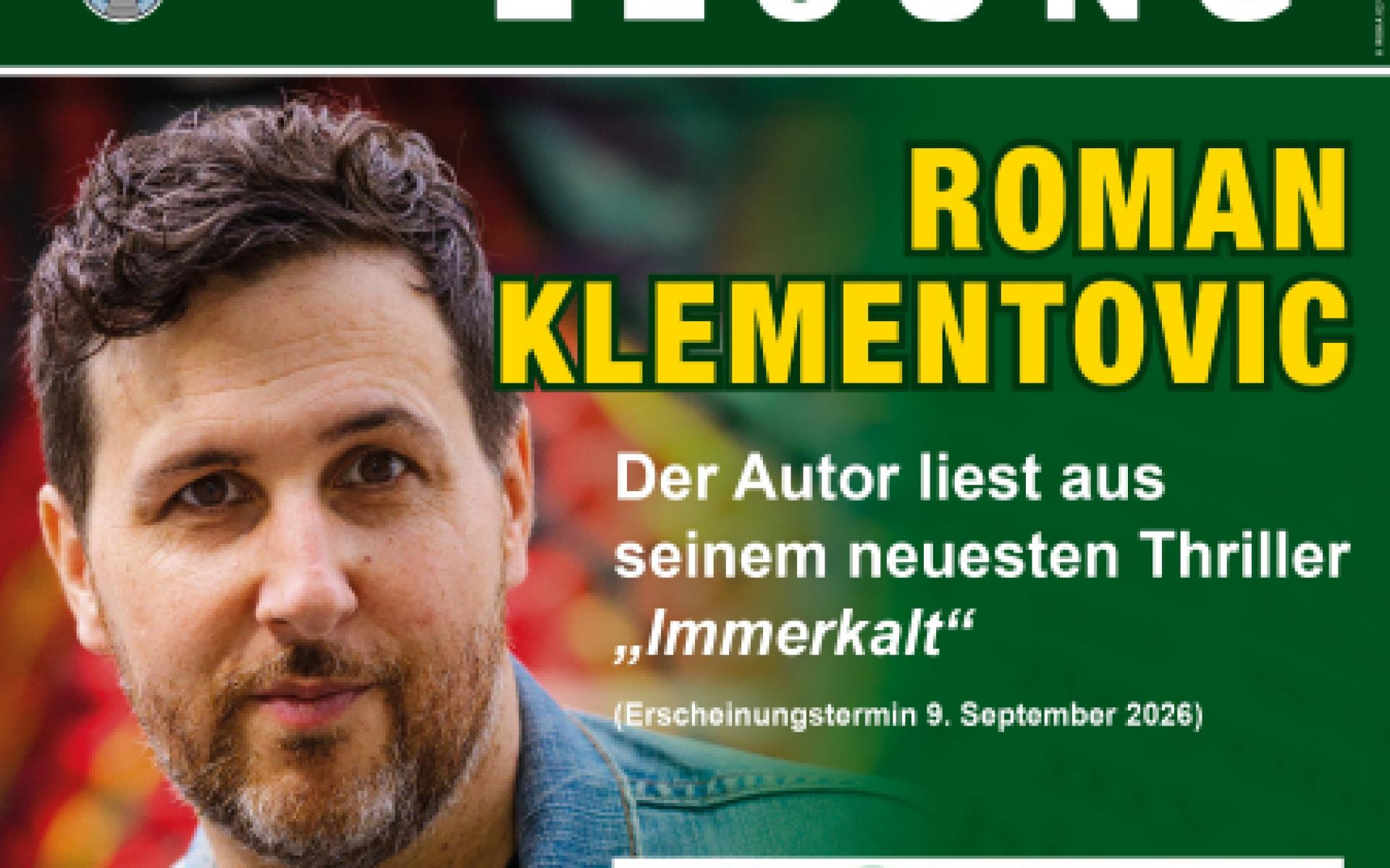 Plakat: Lesung Klementovic - September 2026