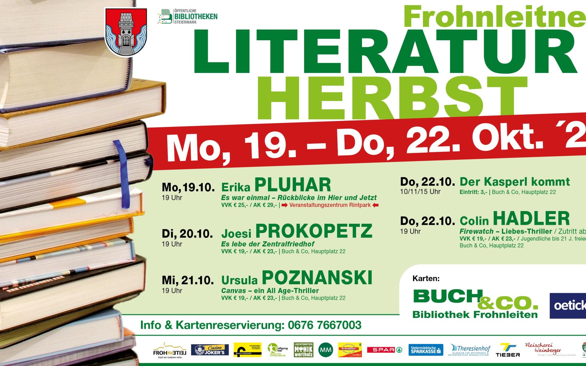 Frohnleitner Literaturherbst 2026