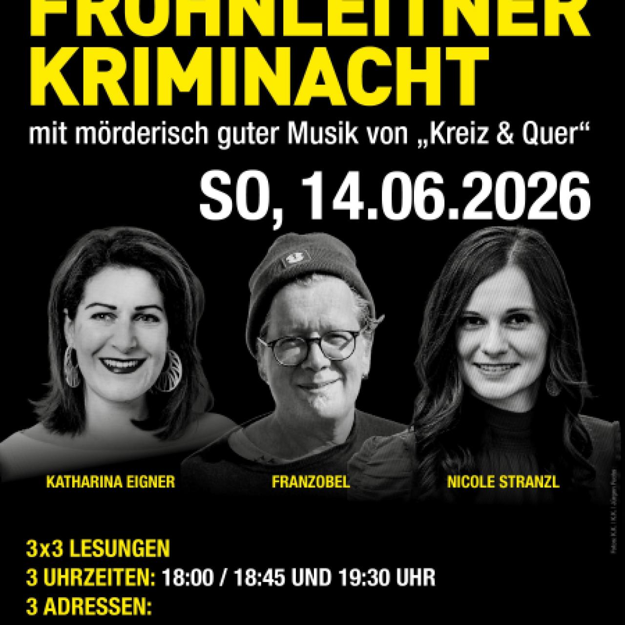 Plakat:  Frohnleitner Kriminacht